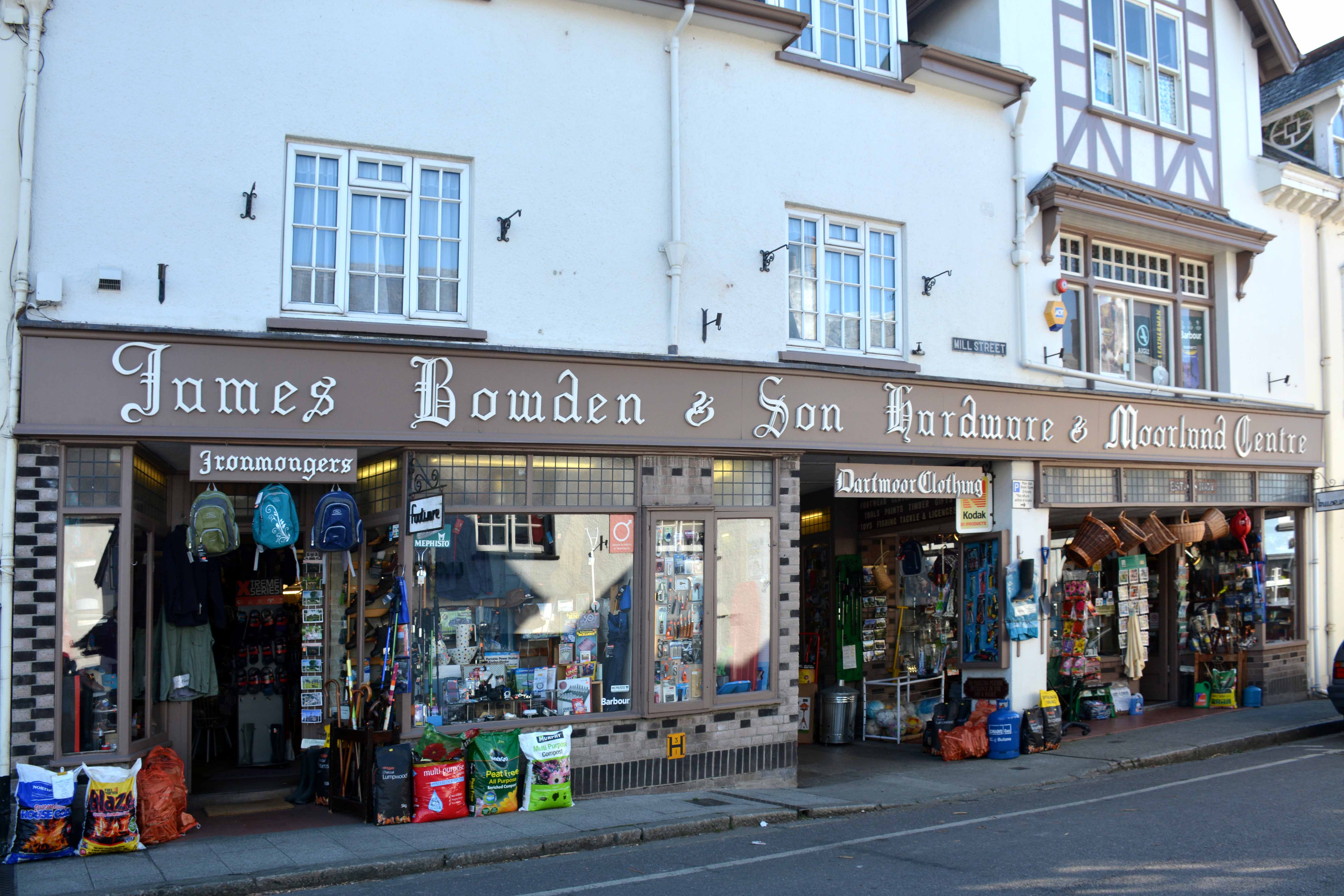 James Bowden Hardware Store, Chagford